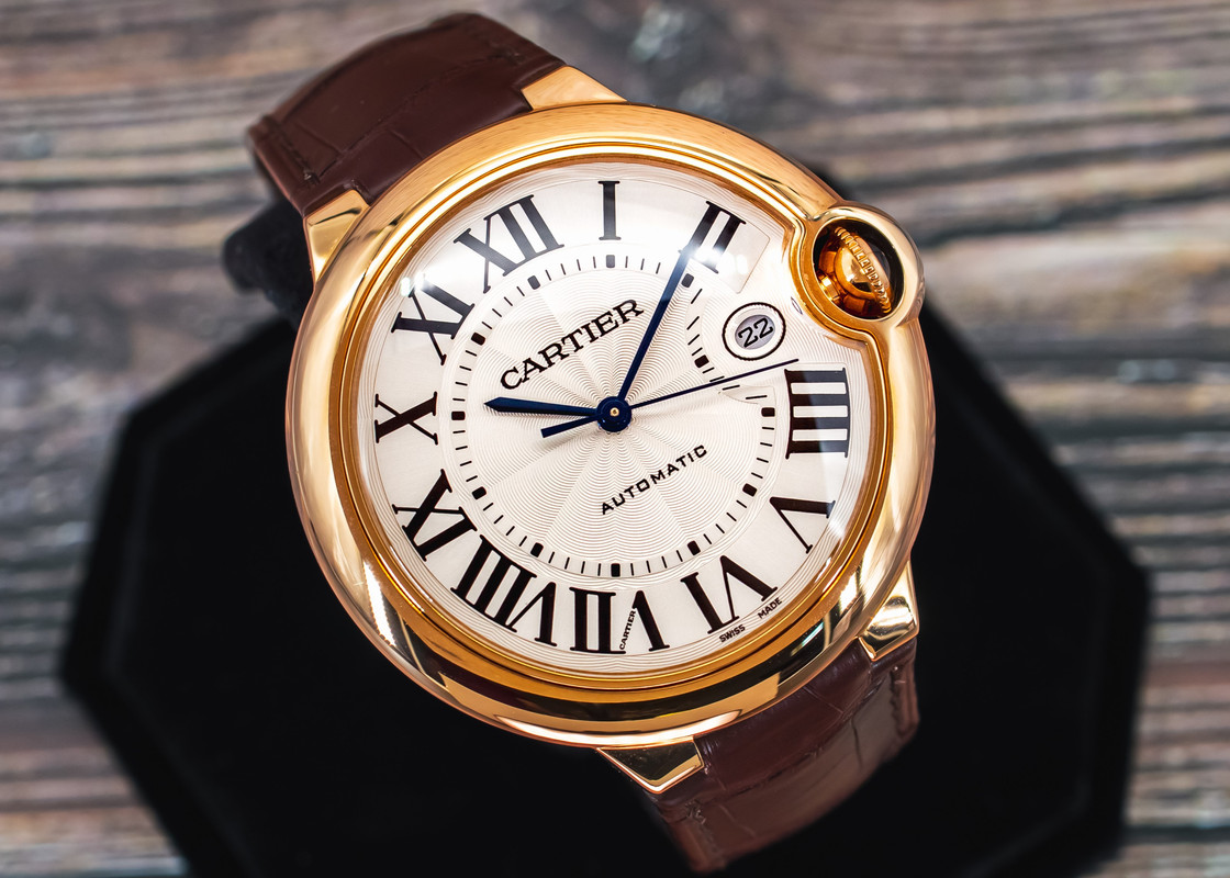 FS: Cartier Ballon Bleu 42mm 18k Rose Gold Watch BOX & CARD WGBB0017 -  Rolex Forums - Rolex Watch Forum