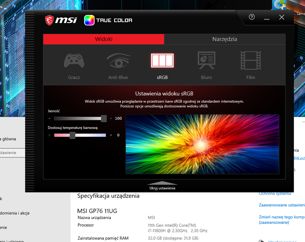 MSI True Color For MSI Laptops. | MSI Global English Forum