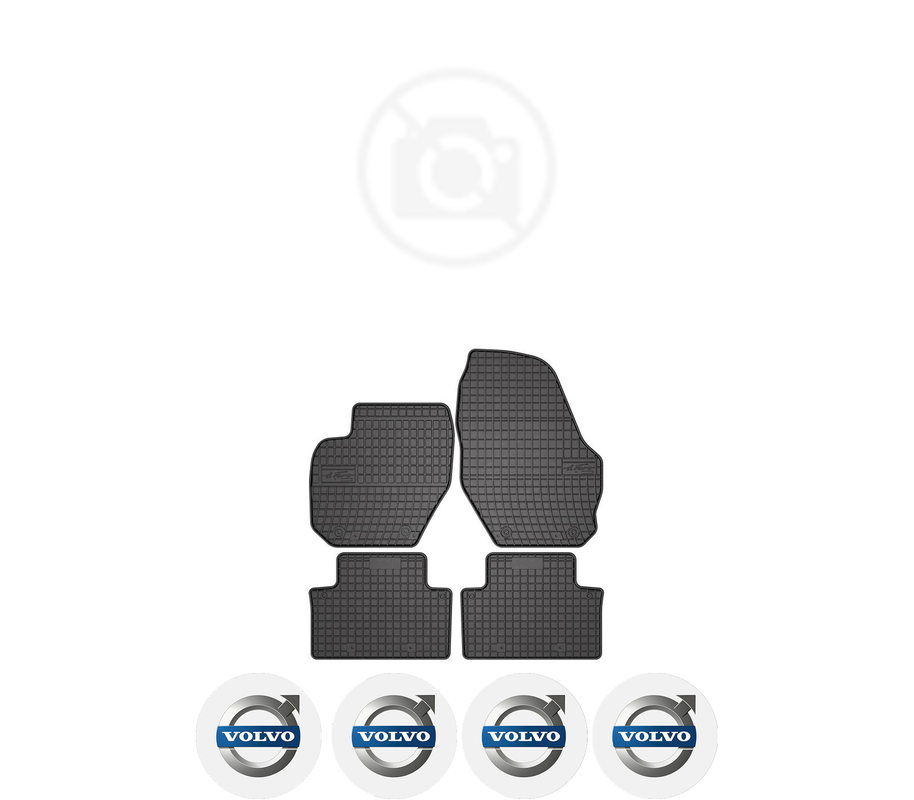 Set covorase presuri VOLVO XC90 I din 2000-2007, auto, din cauciuc thermoplastic, 4 Stickere auto cu VOLVO