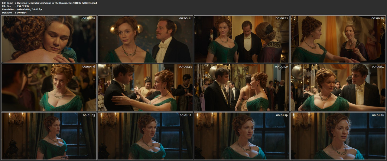 Christina Hendricks Sex Scene in The Buccaneers S01E07 (2023)w.mp4