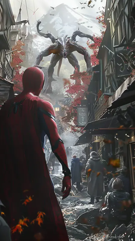 remshanx spiderman sees a monster attacking people b1f59aff ae8a 4c4c ab2e d43cf47dec6b
