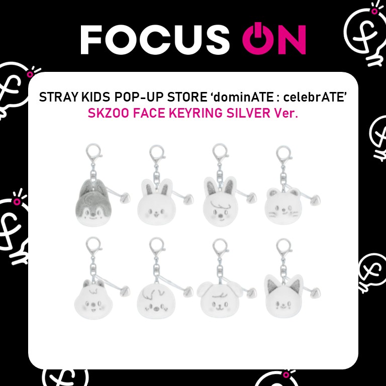 Stray Kids dominATE : celebrATE Pop-Up official Merch SKZOO FACE
