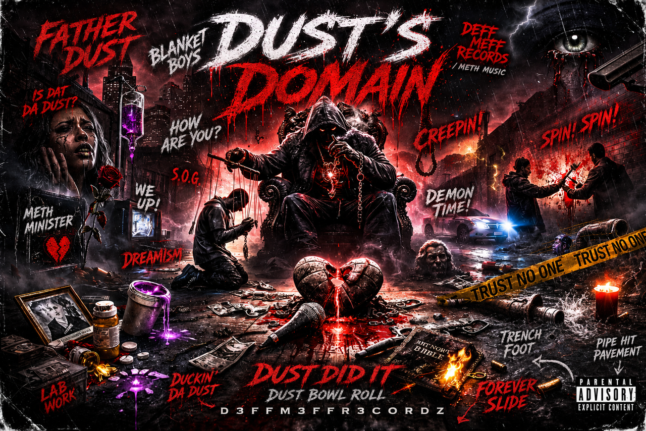Dust's Domain — Father Dust Logo