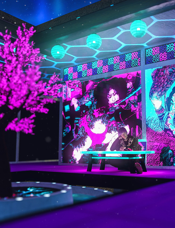 Japanese Tree Room Cyber Textures Add-On