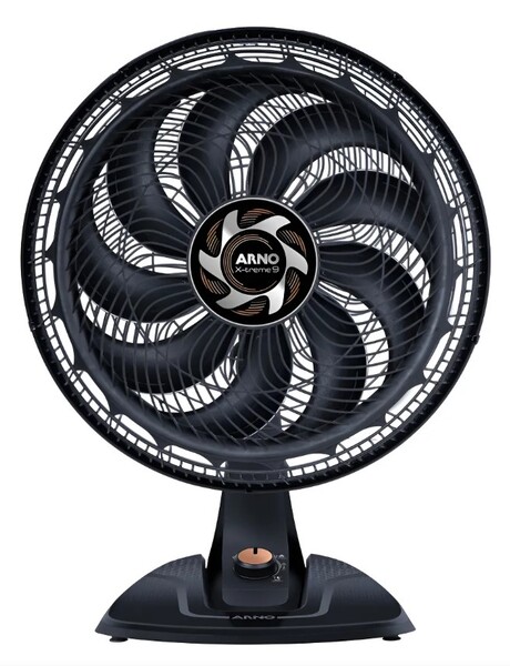 Ventilador De Mesa Arno 40cm X-treme 160w Ve94 40 Cm Preto 1.219 M Preto Preto Plástico 9