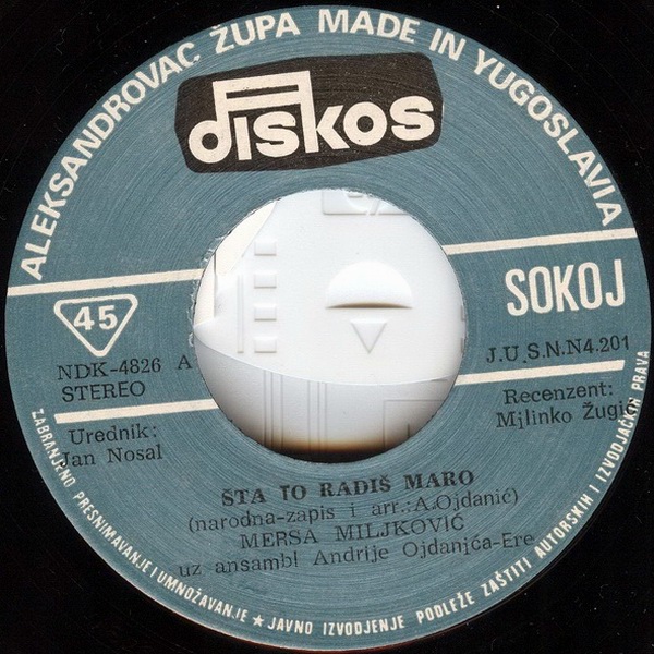 Mersa Miljkovic & Andrija Ojdanic Era - 1978 - S