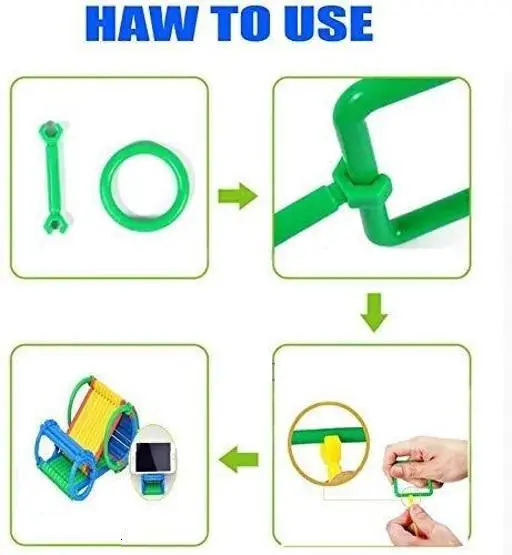 DIY 72+ Smart Stick Building Blocks with Different Shape Game Set for 3-8 Years Old Kids for Creative Learning - Multicolor  Color 1 (T116)