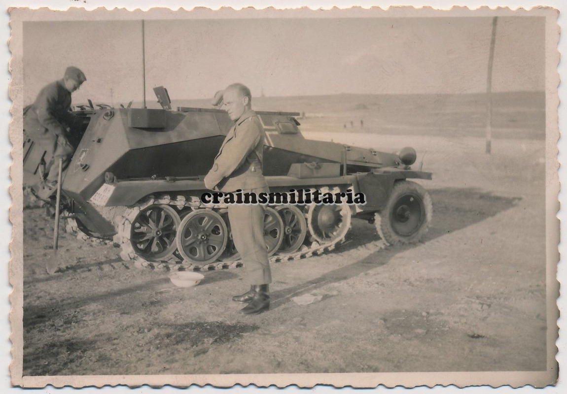 Orig. Foto SdKfz 253 Panzerspähwagen Panzer m. W