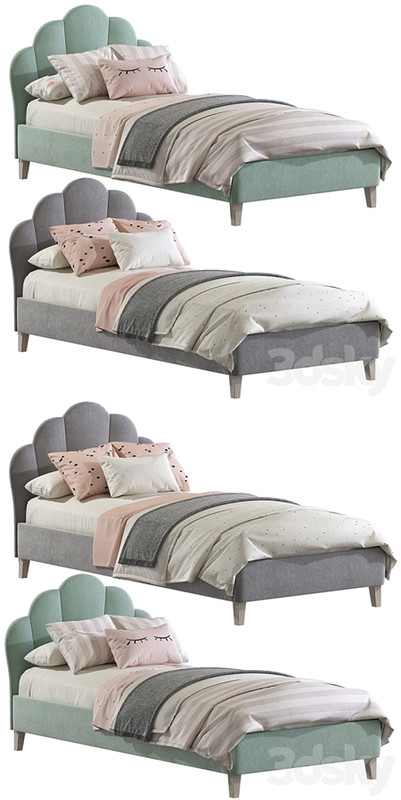 Shell Velvet Bedhead