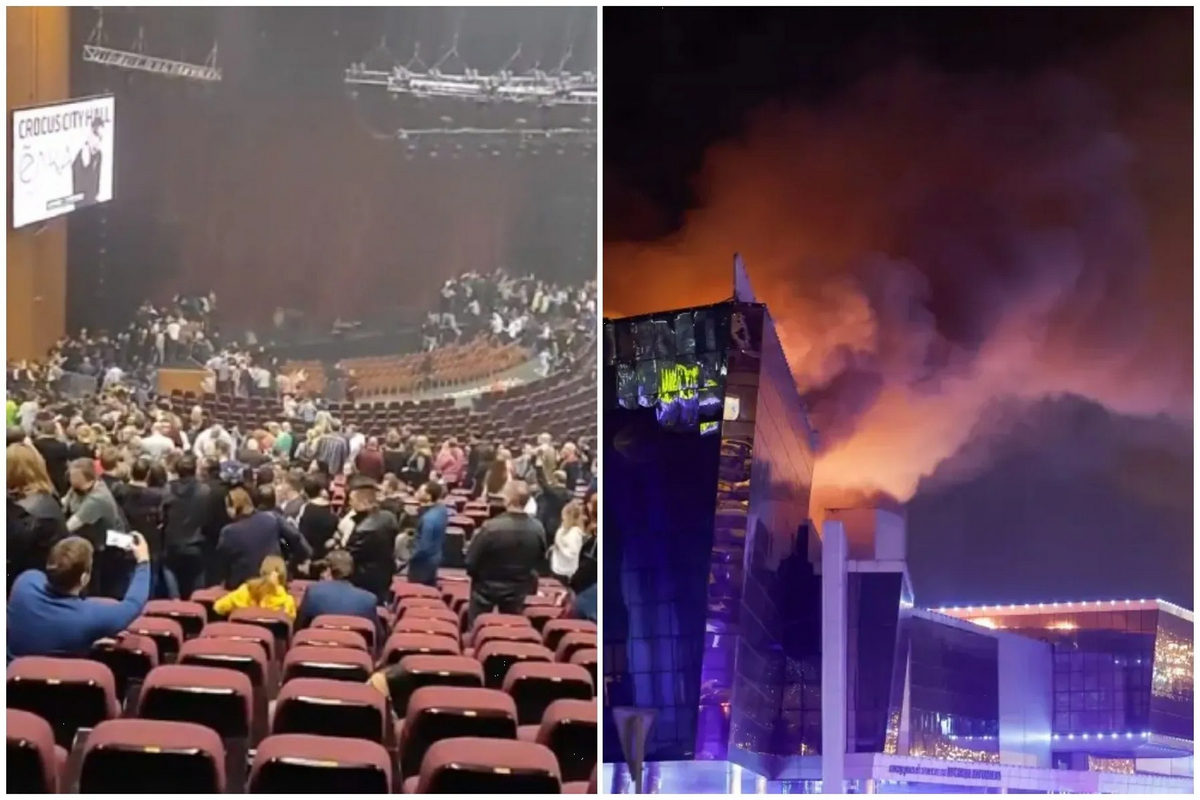 Terror en Moscú: Tiroteo y explosión en concierto deja varios muertos (VIDEO)