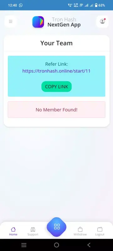 Tron Hash 1.0 Apk