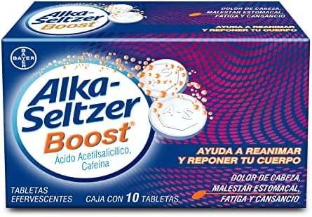 Amazon: Alka-Seltzer Boost 10 Tabletas Efervescentes | Envío gratis con Prime 
