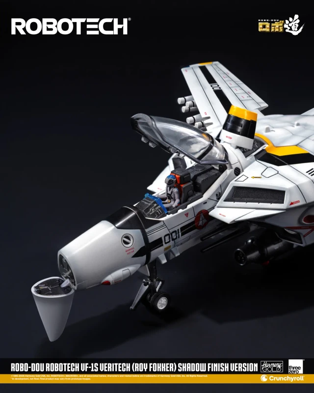 ROBOTECH ROBO DOU ROBOTECH VF 1S Veritech (Roy Fokker) Shadow Finish Version extra image (4)