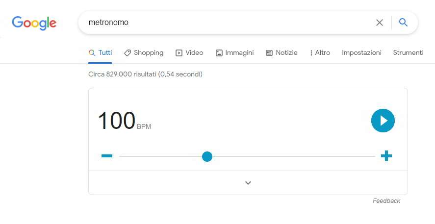 metronomo google