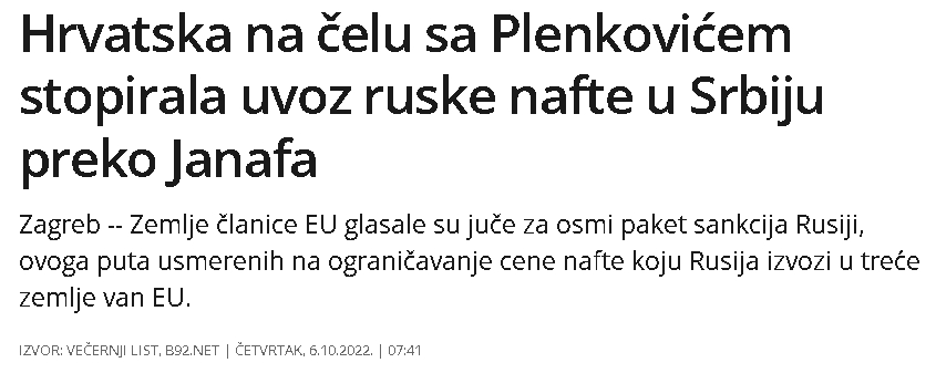 Hrvatska na celu sa Plenkovicem stopirala 1