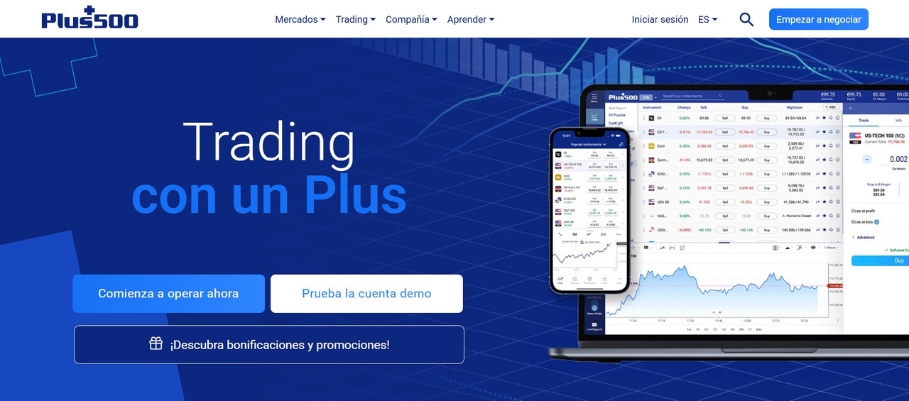 Plus500 chile fca regulated cfd trading platform with user friendly interface.