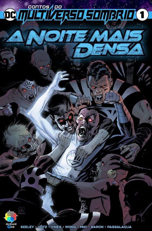 Capa da HQ A Noite Mais Densa