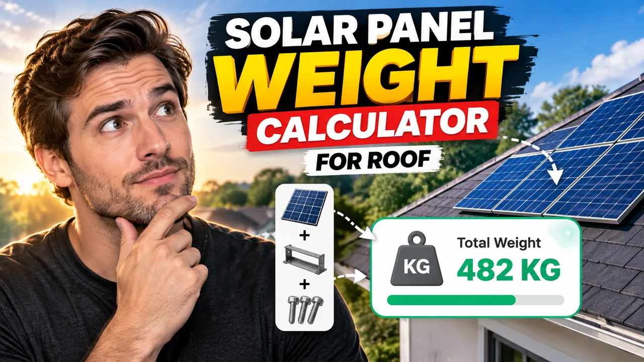 Solar Panel Weight Calculator For Roof