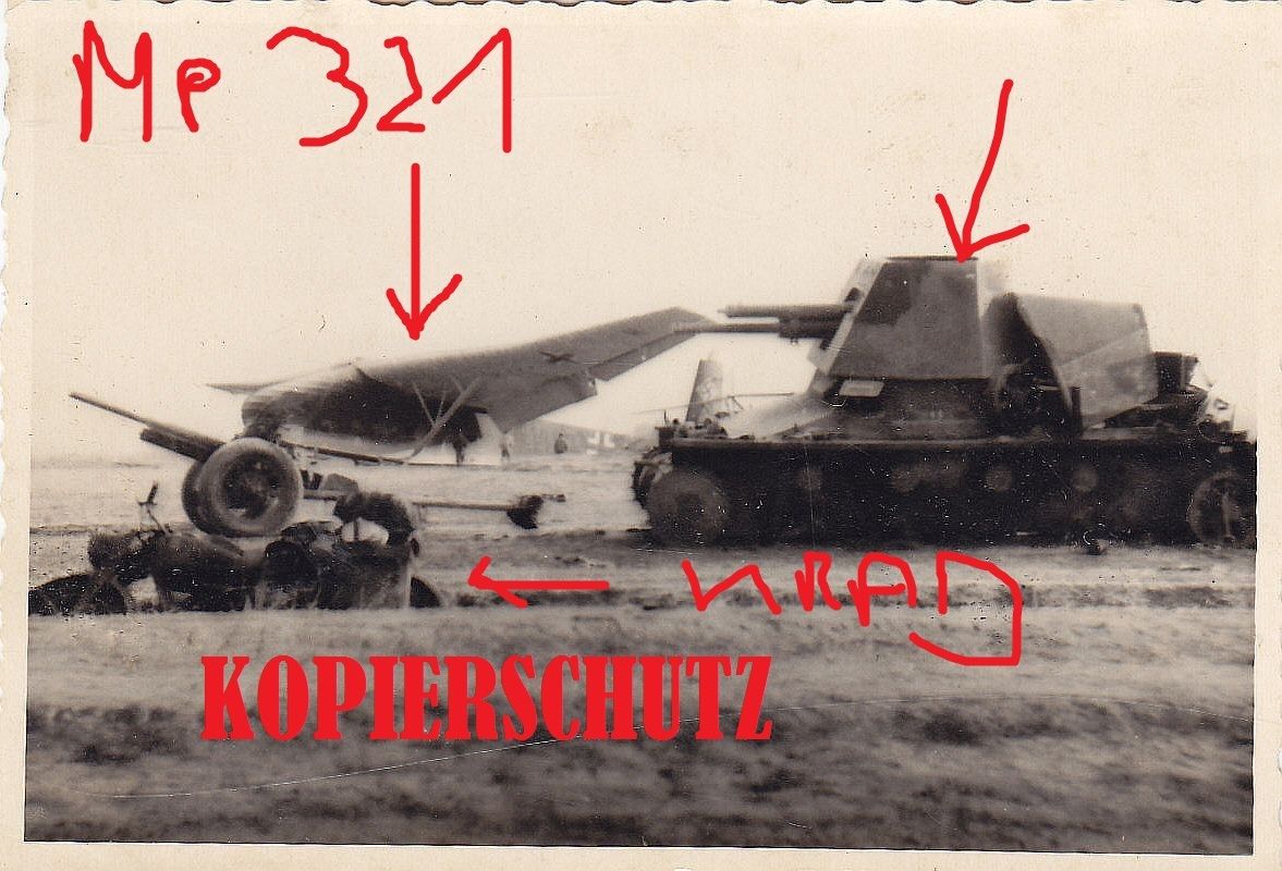 Panzerjäger I SFL Messerschmitt Me 321 Lastenseg
