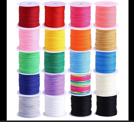 hilo chino 8mm para bisuteria y abalorios artesanal