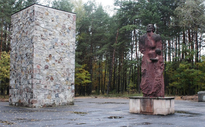 El campo de exterminio en Sobibor, Polonia