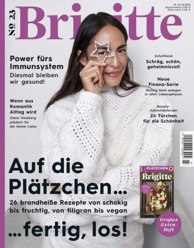 Cover: Brigitte Frauenmagazin No 23 vom 25  Oktober 2023