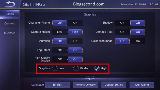 Memasang Drone View di Game Mobile Legends Android