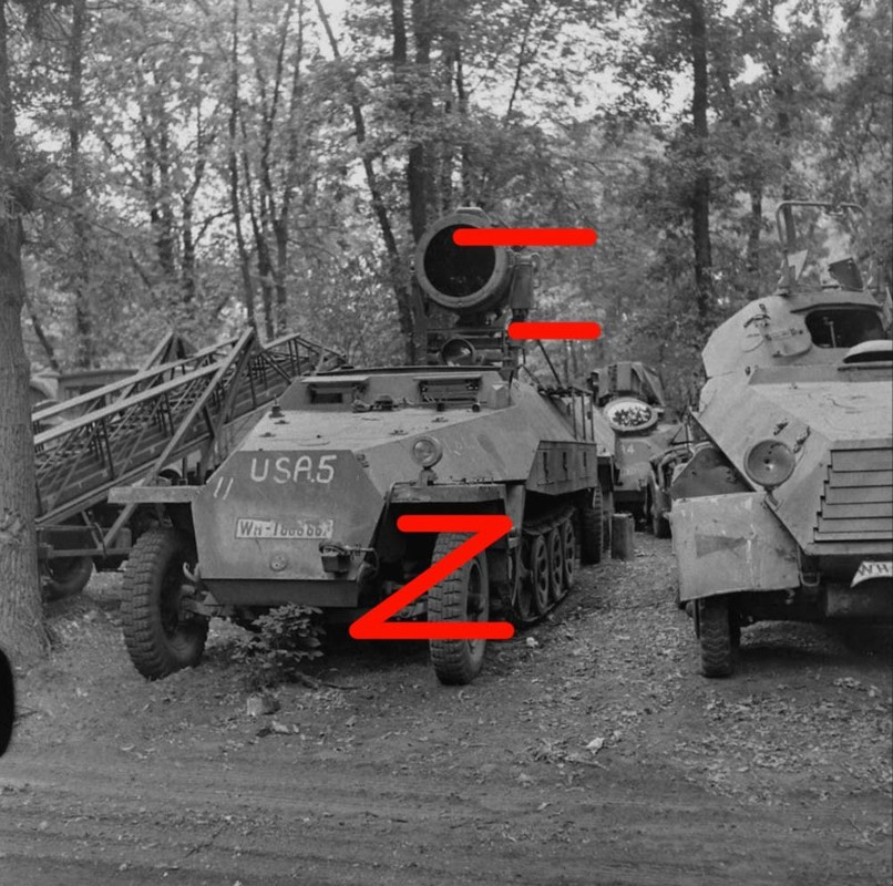 Captured Sd.Kfz. 251-20 - Schützenpanzerwagen2