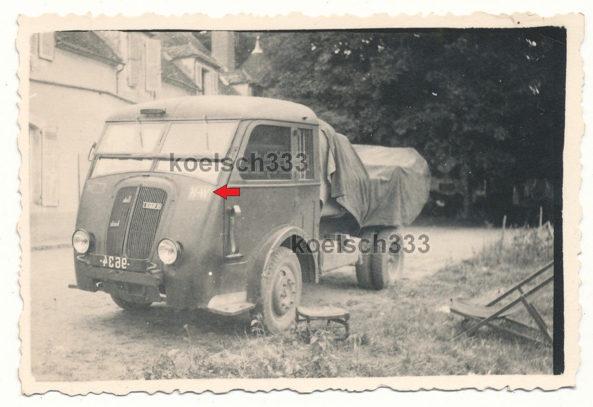 Foto französischer Renault AGR LKW Wehrmacht Beu