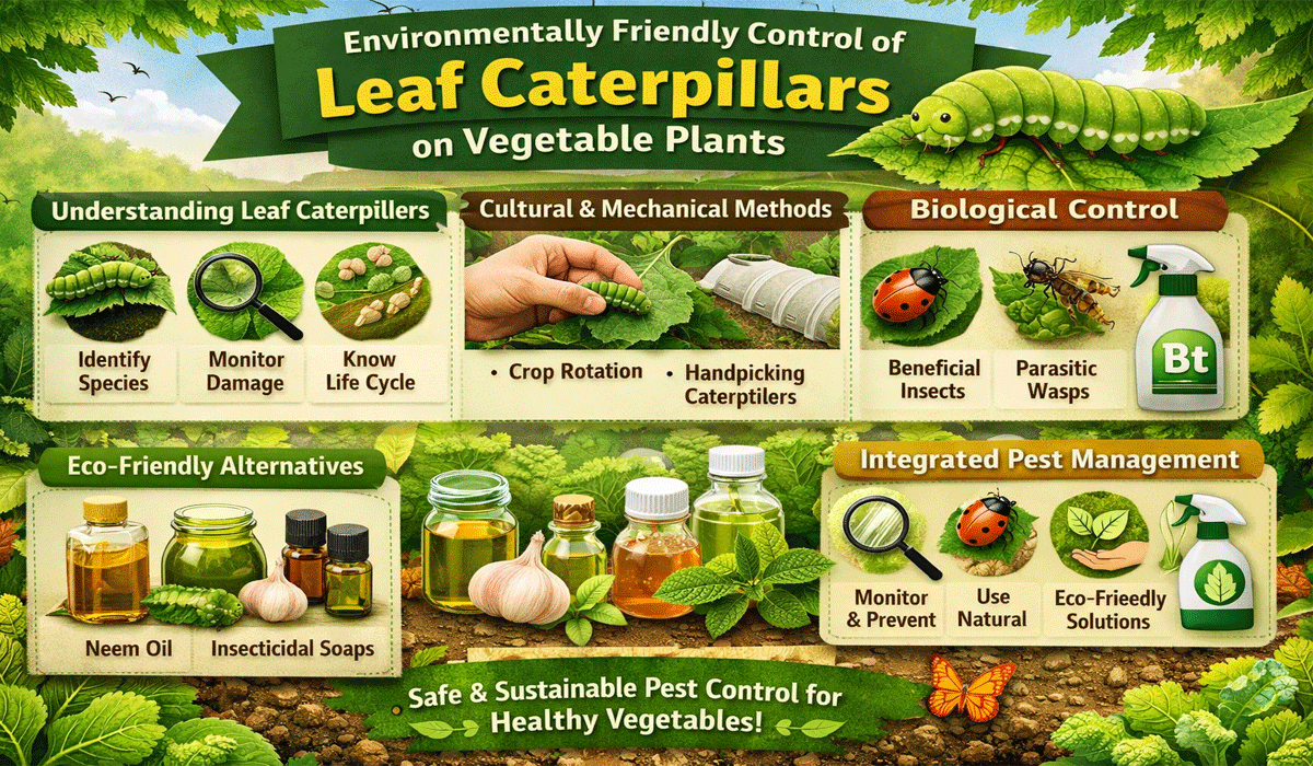 Environmentally Friendly Control Of Leaf Caterpillars On Vegetable Plants