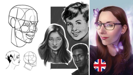 Digital Portrait Drawing for Beginners and Advanced Students