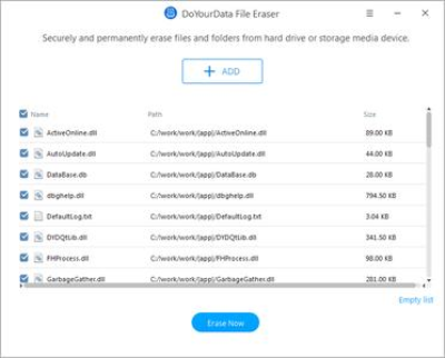 DoYourData File Eraser 3.0