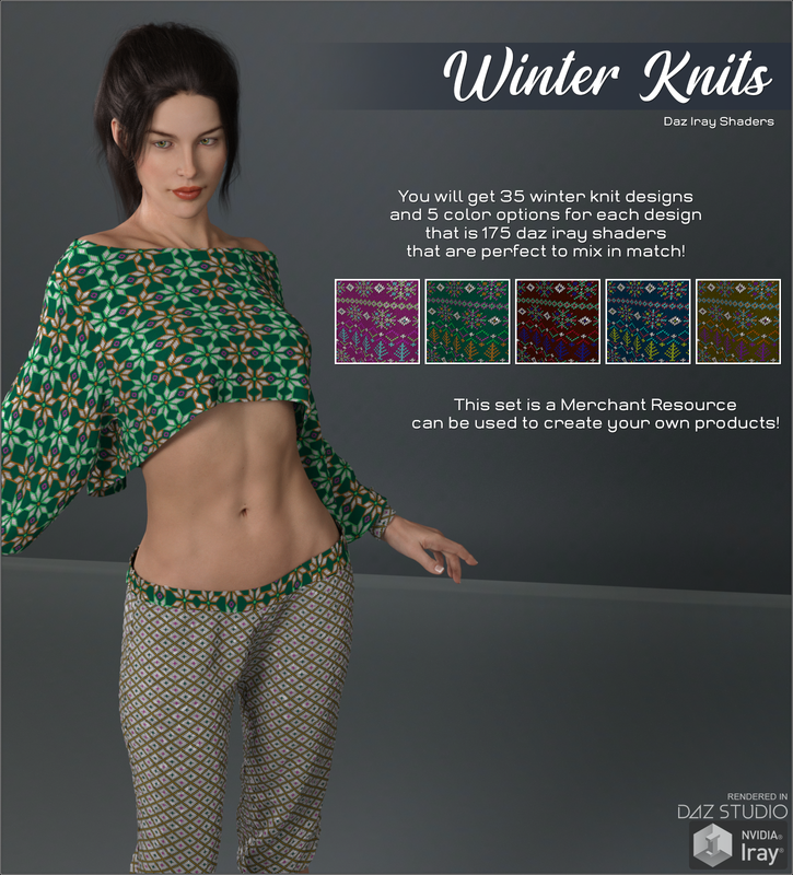 Daz Iray - Winter Knits