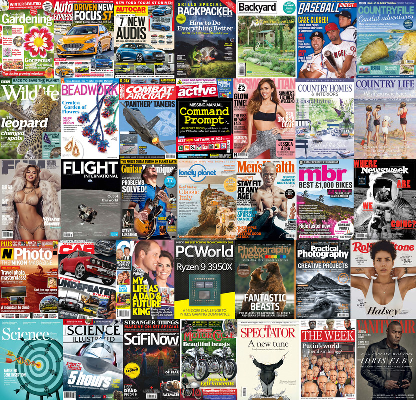 Assorted Magazines - July 7, 2019 Assorted Magazines - July 7, 2019