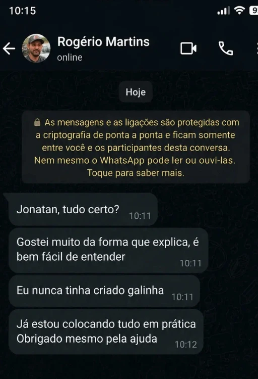 Depoimento de aluno 3
