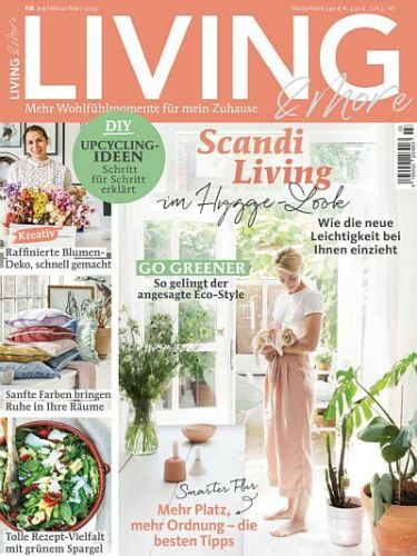 Cover: Living and More Magazin No 02-03 Februar-Marz 2023