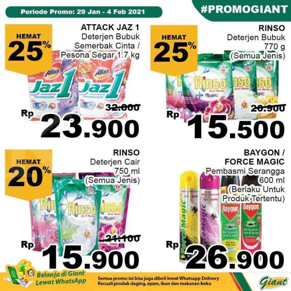 Katalog Promo Giant 29 Januari - 4 februari 2021