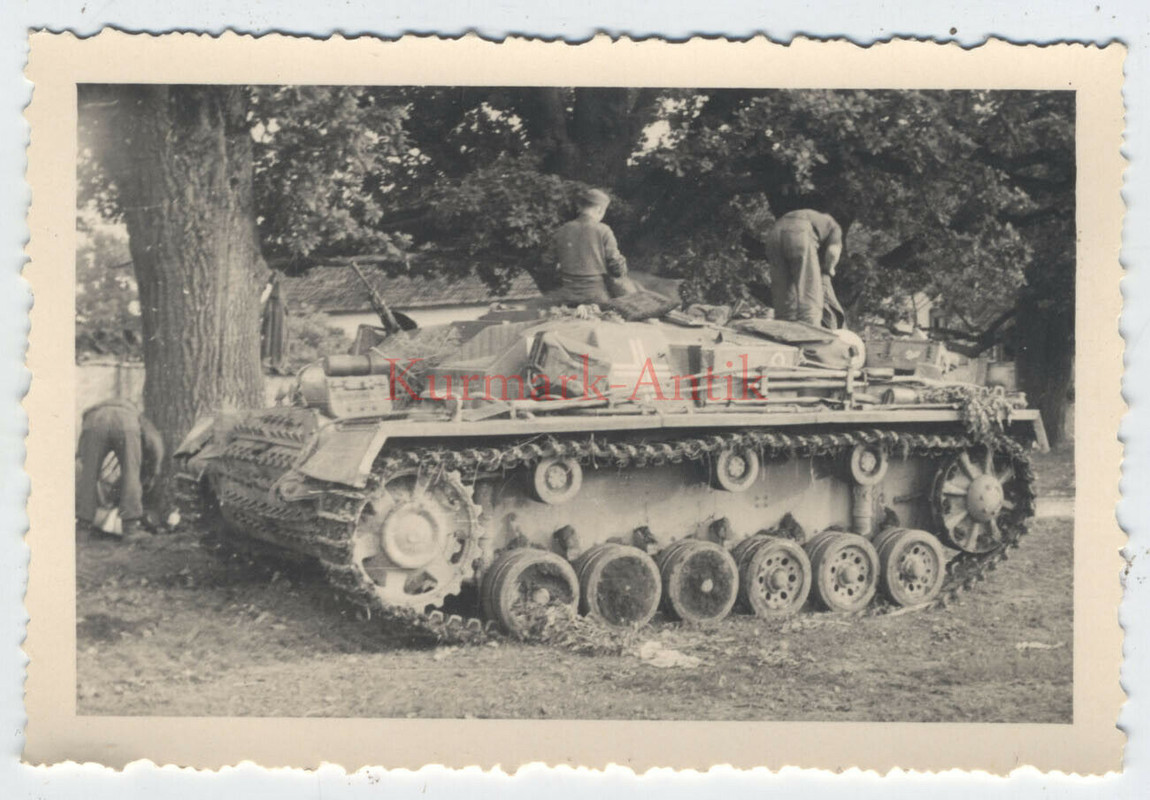 Foto Wehrmacht Russland Panzer Stug Sturmgeschütz
