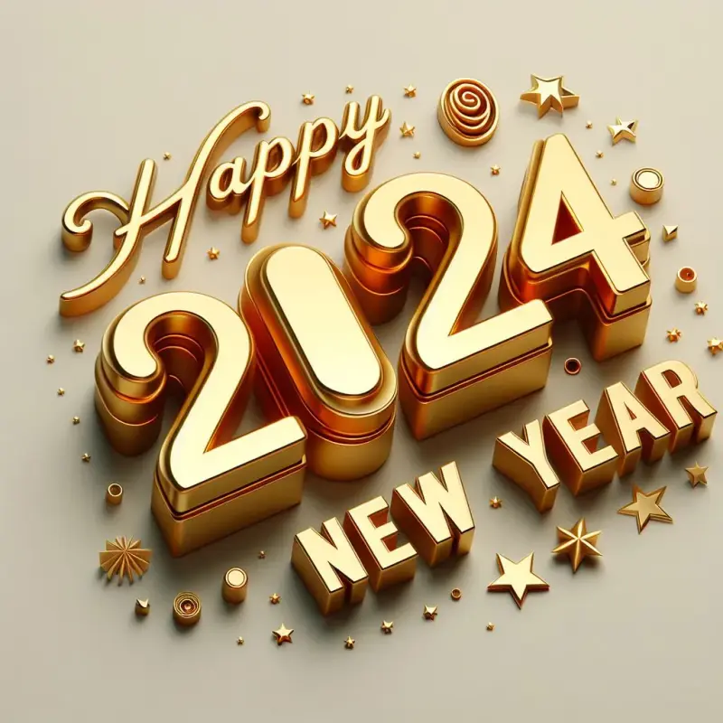 Happy New Year 2024 wallpaper