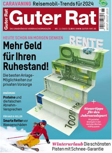 Cover: Guter Rat Magazin Oktober No 11 November 2023
