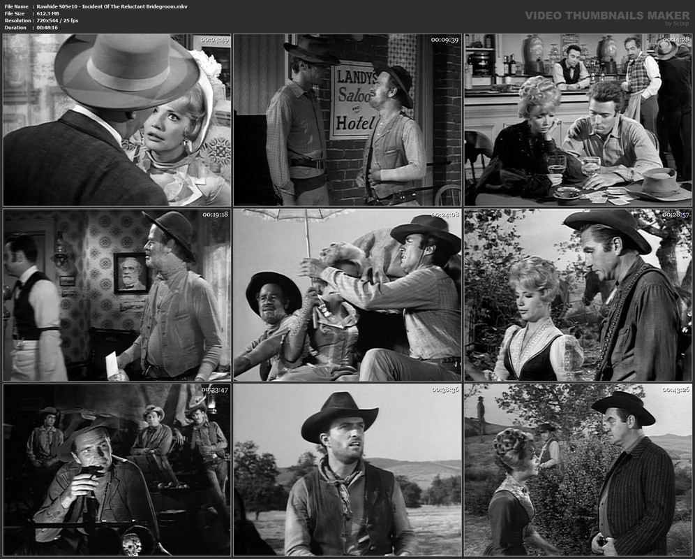 Rawhide S05e10 - Incident Of The Reluctant Bridegroom.mkv