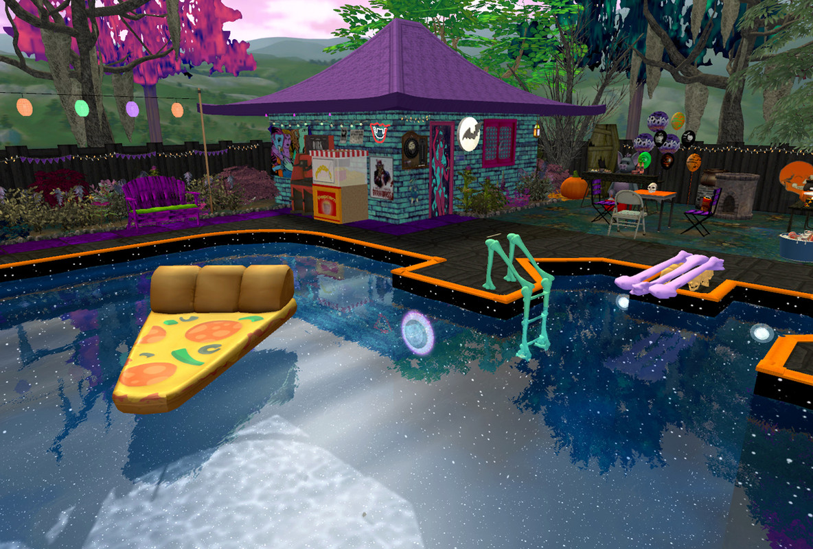 Halloween pool party lot preview 5