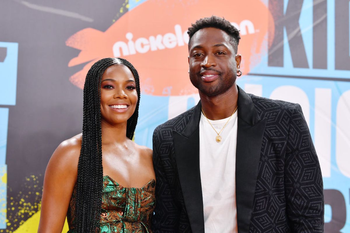 Dwyane with his wife