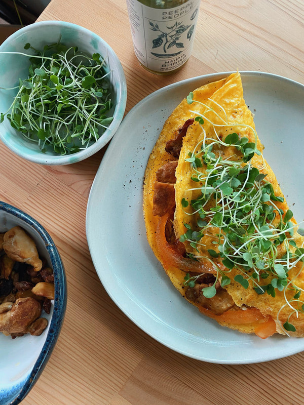 Egg-ceptional Lion’s Mane Mushroom Omelette