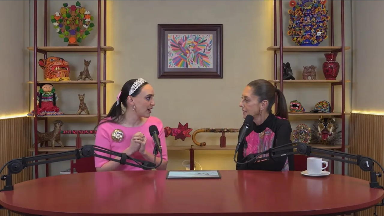 Sheinbaum plática con la empresaria Altagracia Gómez en su podcast semanal