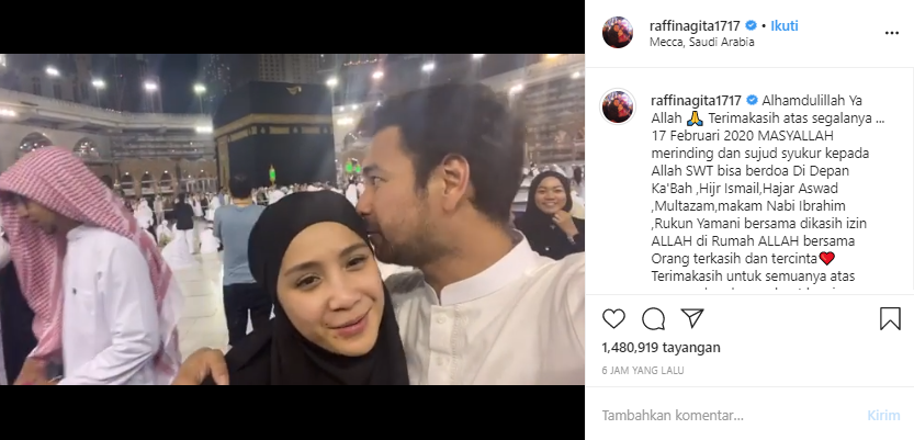 Nagita Slavina dan Raffi Ahmad