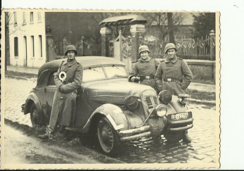 ORIGINAL FOTO DEUTSCHE SOLDATEN FELDJÄGER KONTRO
