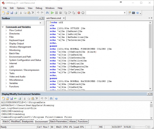 JP Software CMDebug 27.01.24 (x64)