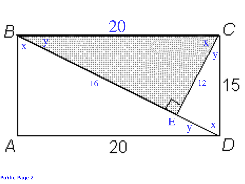 rectangle and triangles 2