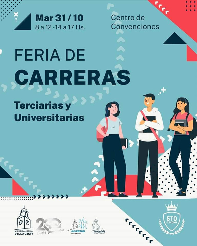 FERIA DE CARRERAS EN VILLAGUAY: TERCIARIAS Y UNIVERSITARIAS